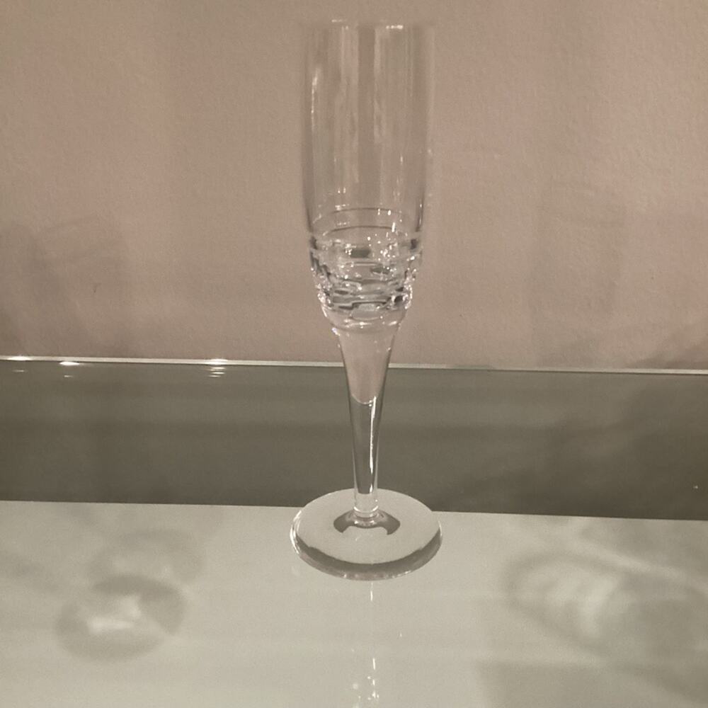 Miller Rogaska Island Champagne Flutes.